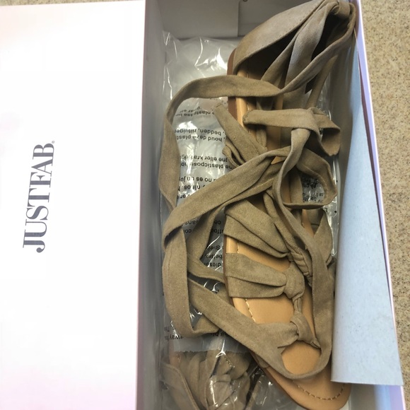 Denitsa Natural Wrap Sandals - Picture 5 of 7